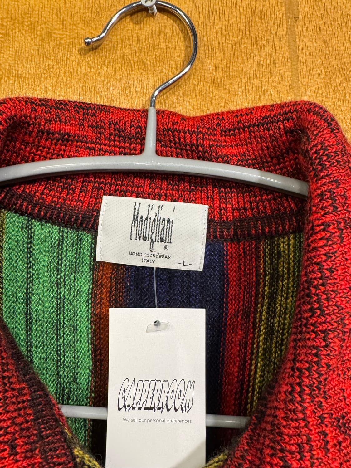 쿠지st 하프집 니트 상품이미지2