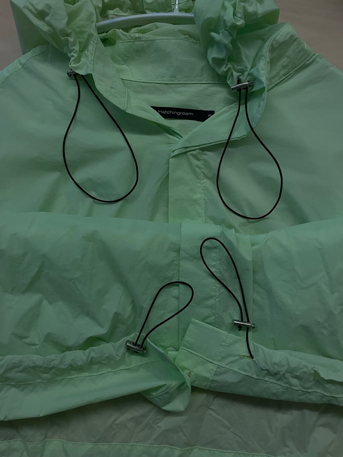 해칭룸 [3]Hooded Shirt Ripstop Neon 상품이미지3