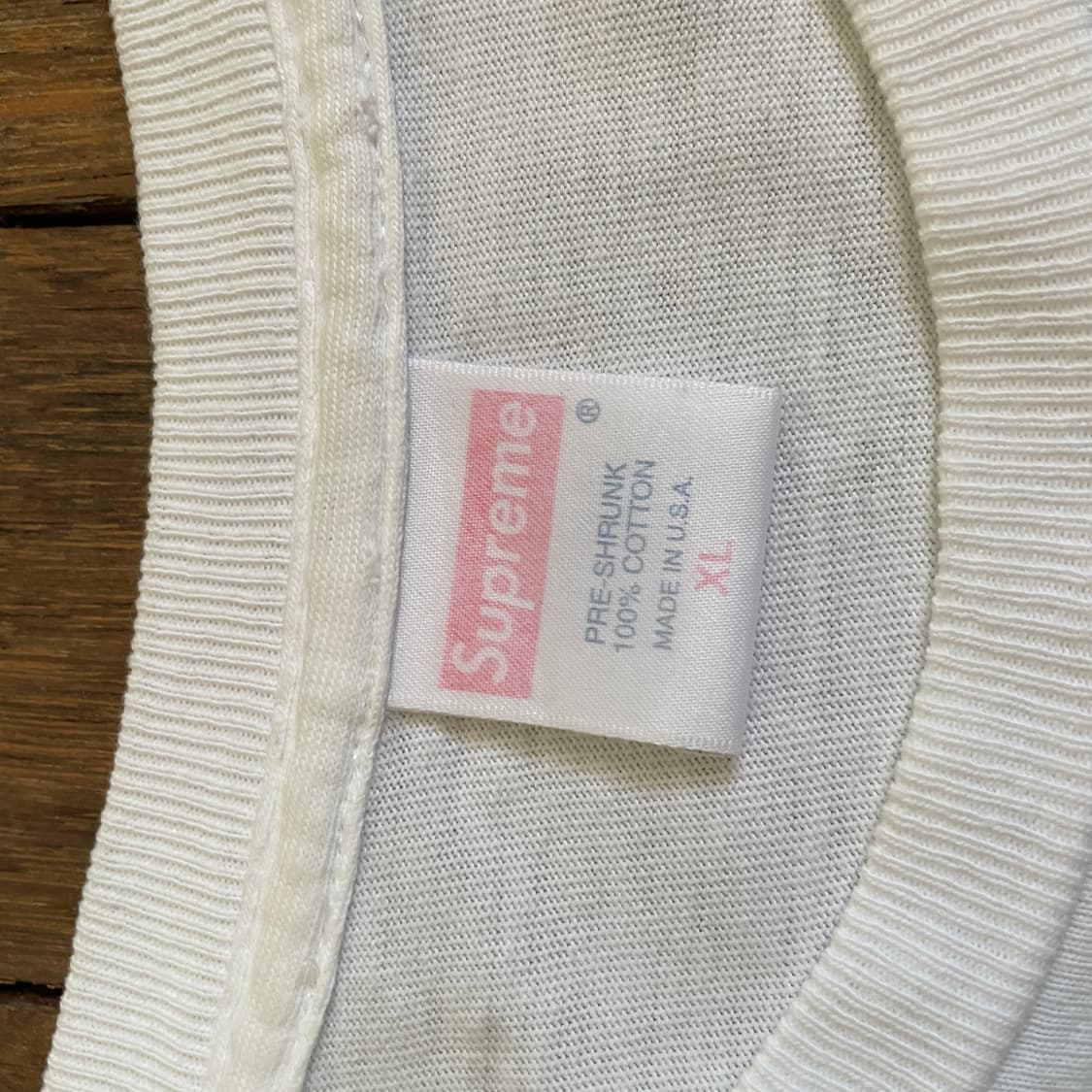 슈프림x베이프 OG 1998 박스로고 반팔티 상품이미지4