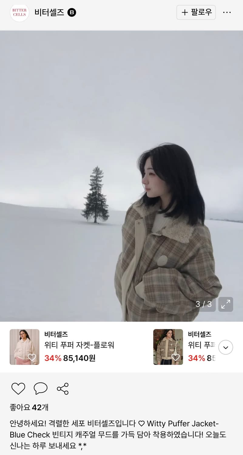 비터셀즈 위티 푸퍼 자켓 패딩 상품이미지4