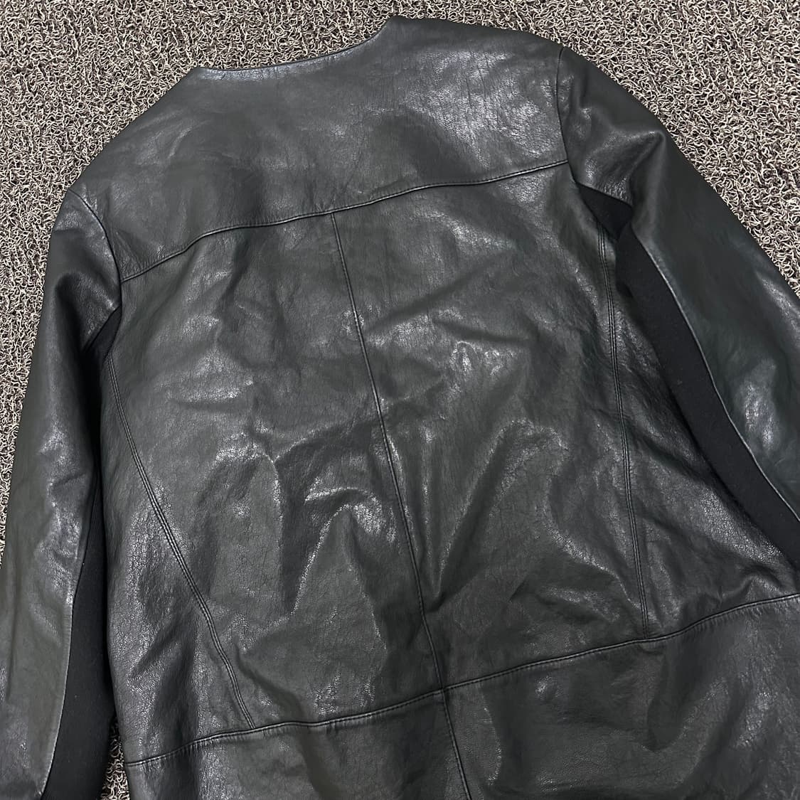 Lio Bell 리오벨 여성 양가죽 라이더 자켓 블랙 55사이즈 상품이미지6