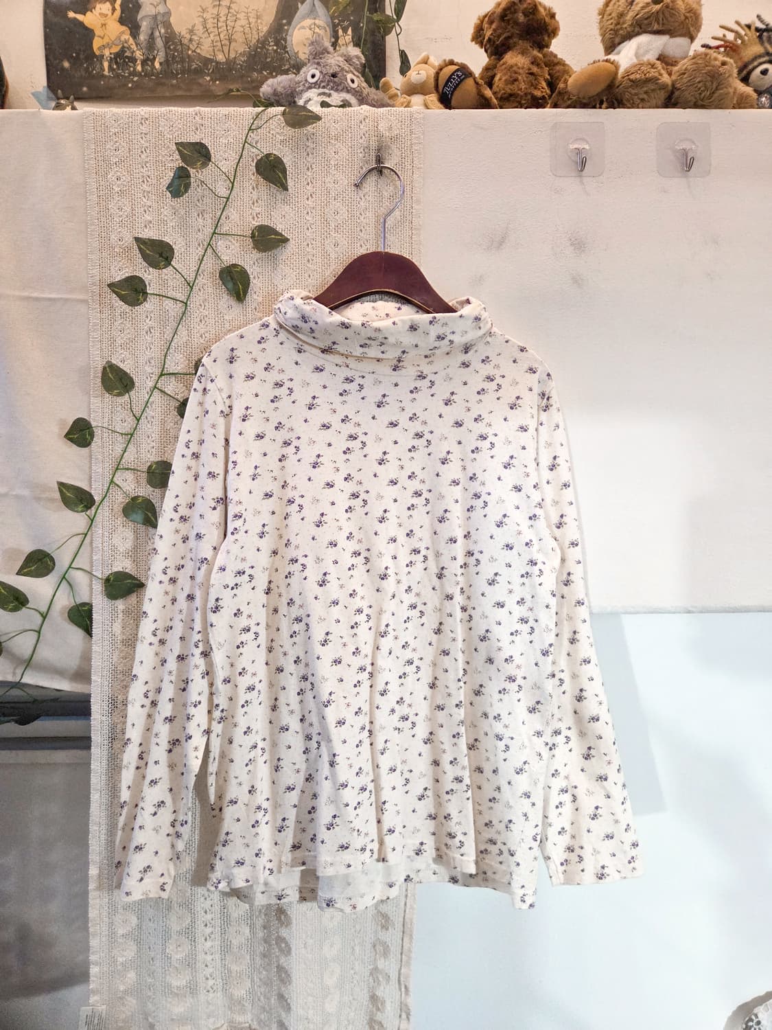 잔꽃 목폴라 슬리브 상품이미지1