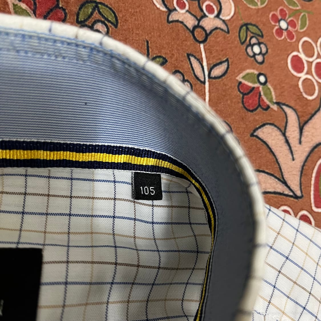 랑방 컬렉션 슬림핏 체크 긴팔 셔츠 XL/105 상품이미지7