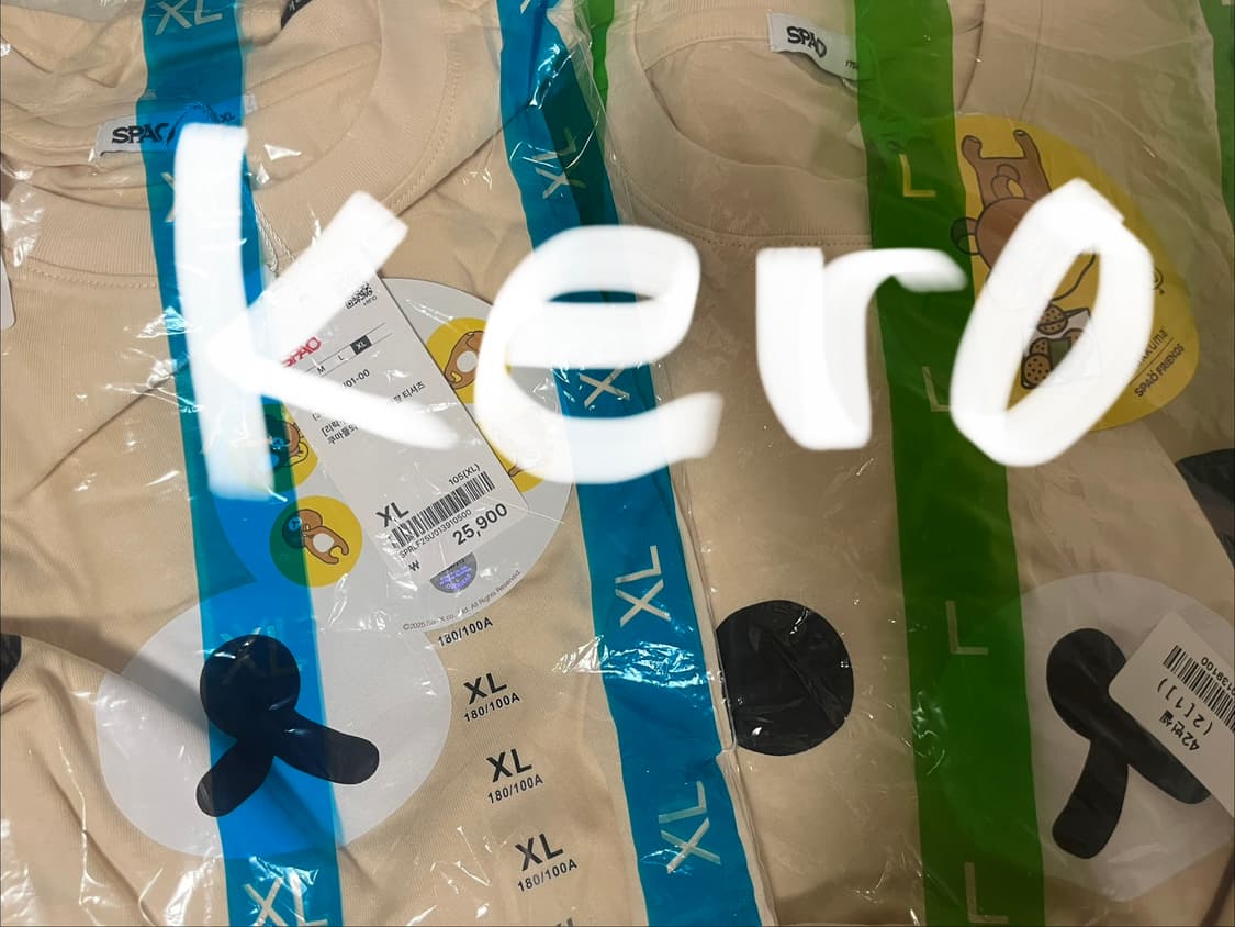 스파오 코리락쿠마 반팔 티셔츠 상품이미지2