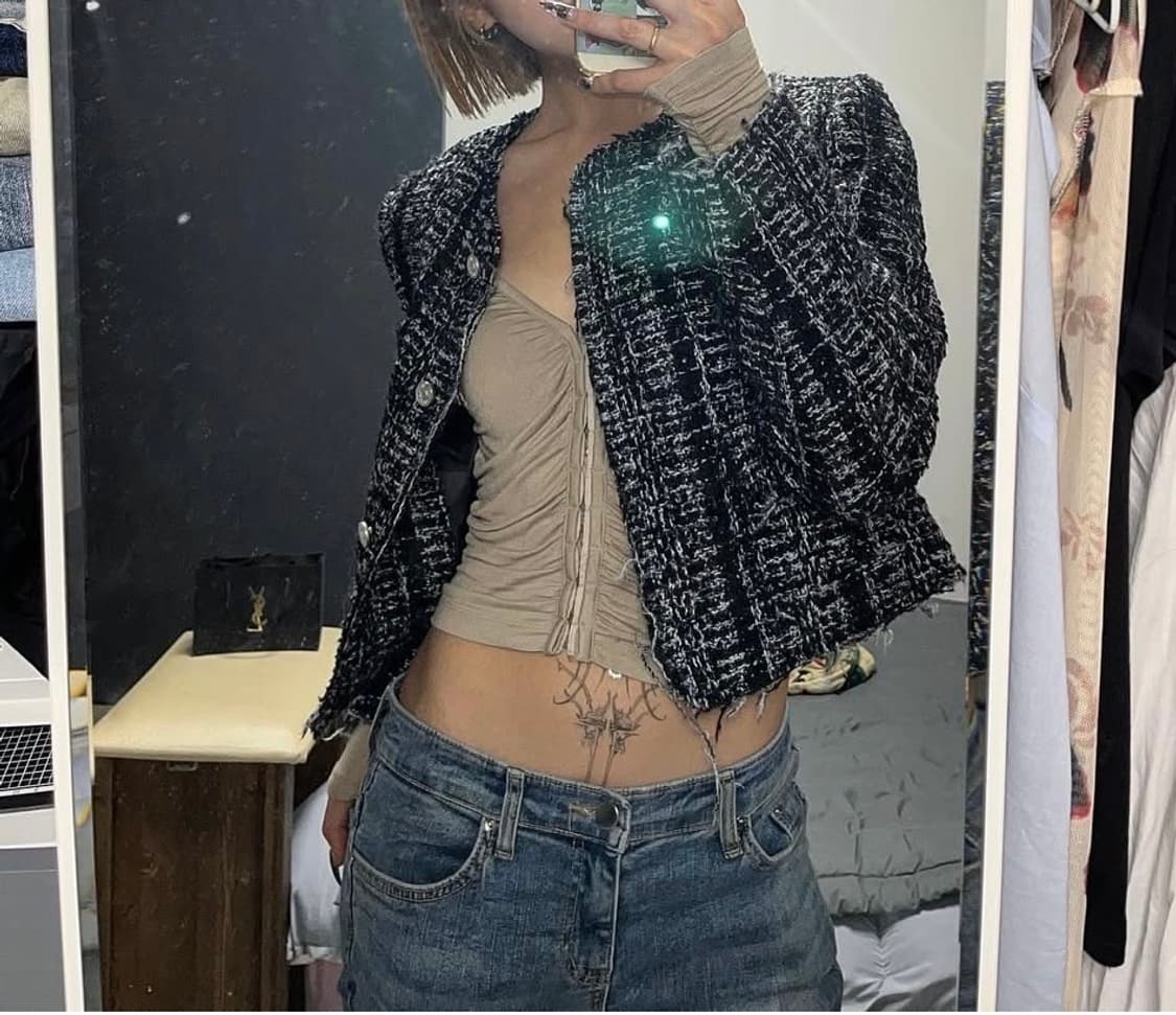 더미스테리어스호텔 트위드 자켓 상품이미지2