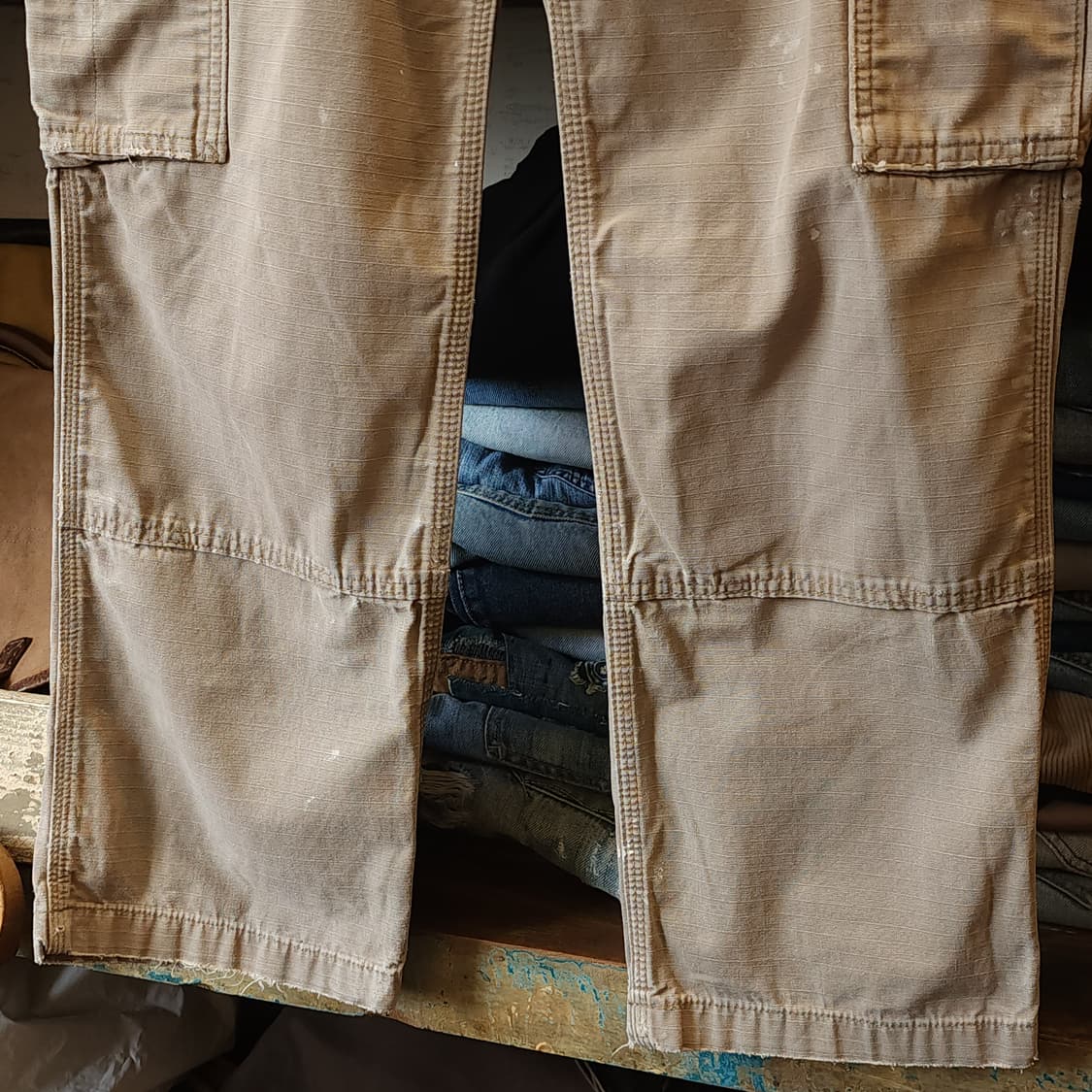 칼하트 워크팬츠 립스탑 카고 팬츠 34x32 상품이미지6