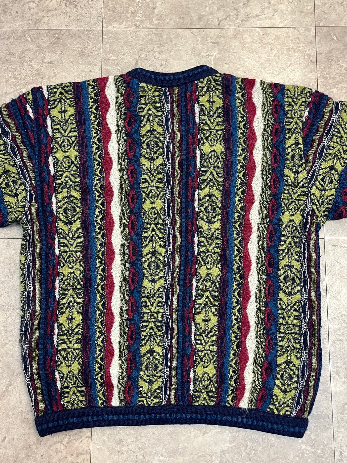 쿠지 케이블 니트 스웨터 네이비 M #csz2761 상품이미지6