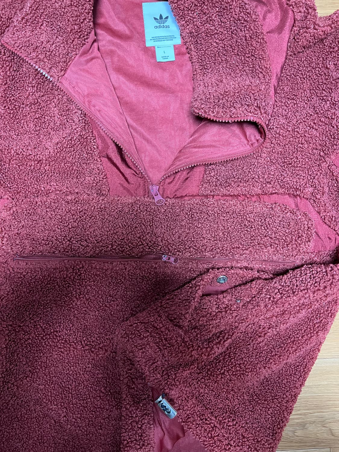 아디다스 오리지널 아노락 쉐르파, 후리스 상품이미지3