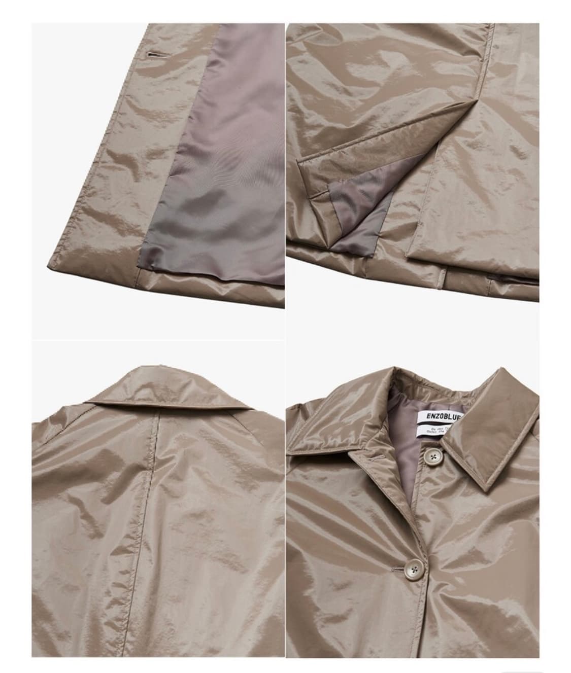 ENZO BLUES 엔조블루스 글로시 소프트 패딩 상품이미지9