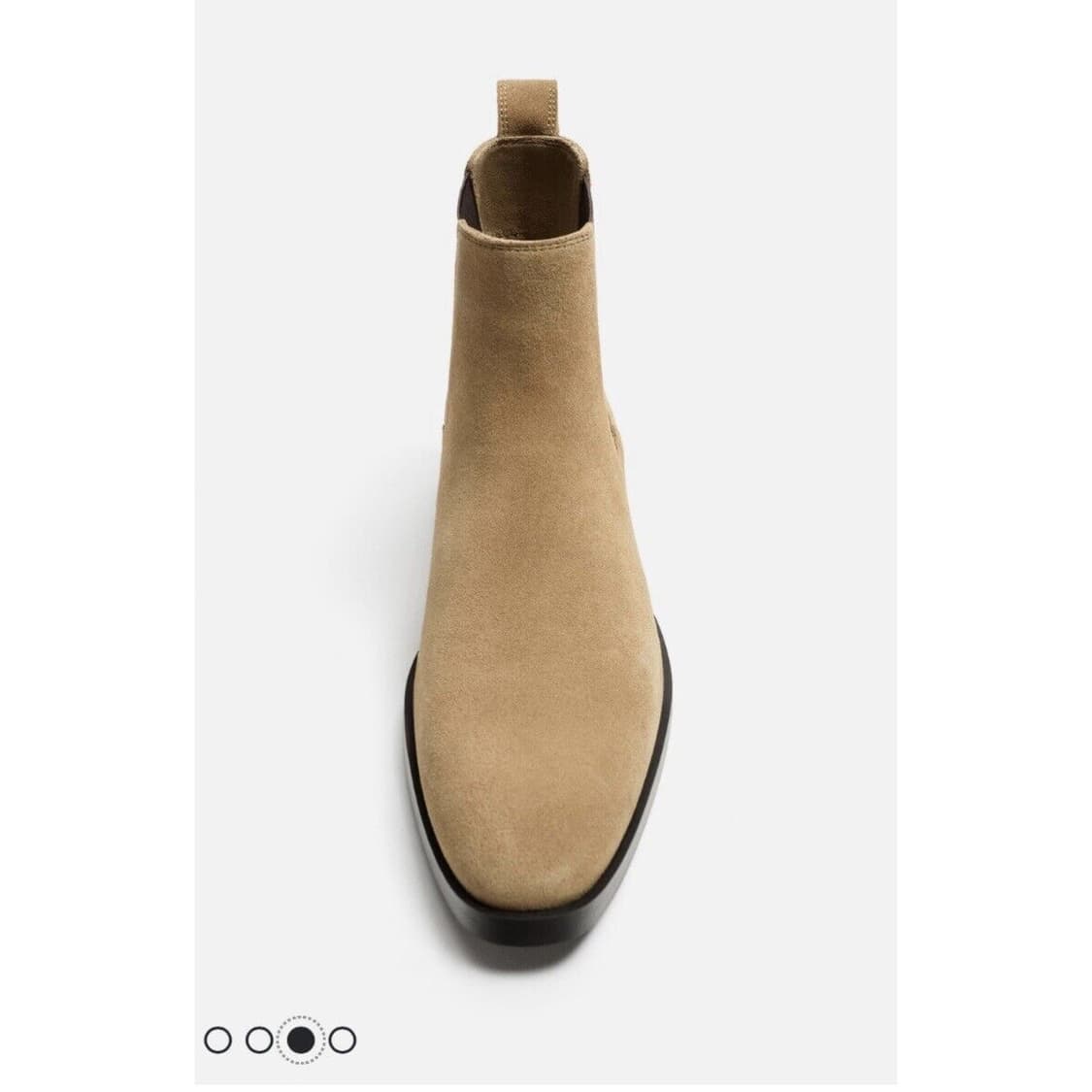 자라 스웨이드 첼시부츠 탄 앵클 /43 상품이미지5