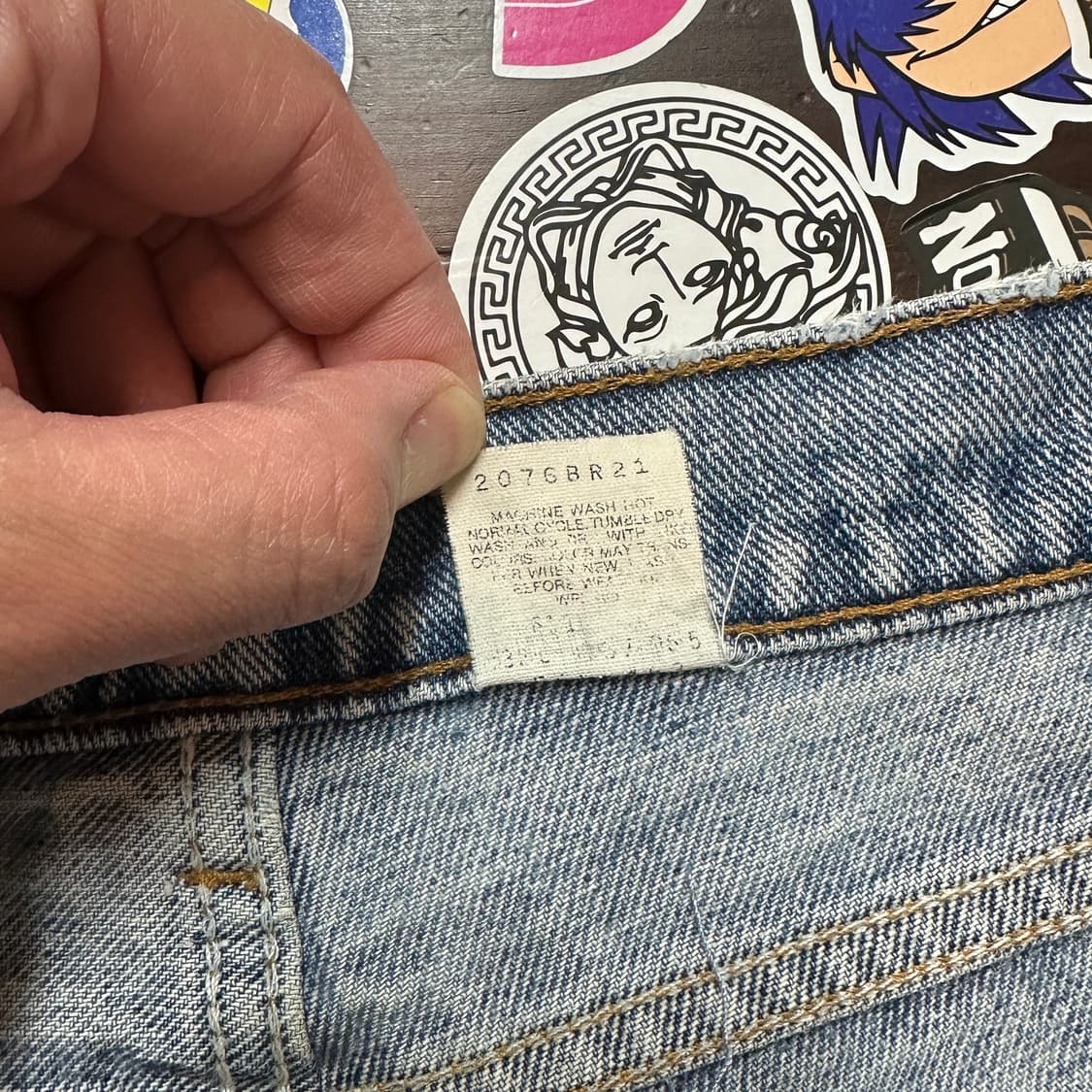 90s USA 리바이스 560 블루 진 데님 팬츠 34 상품이미지10