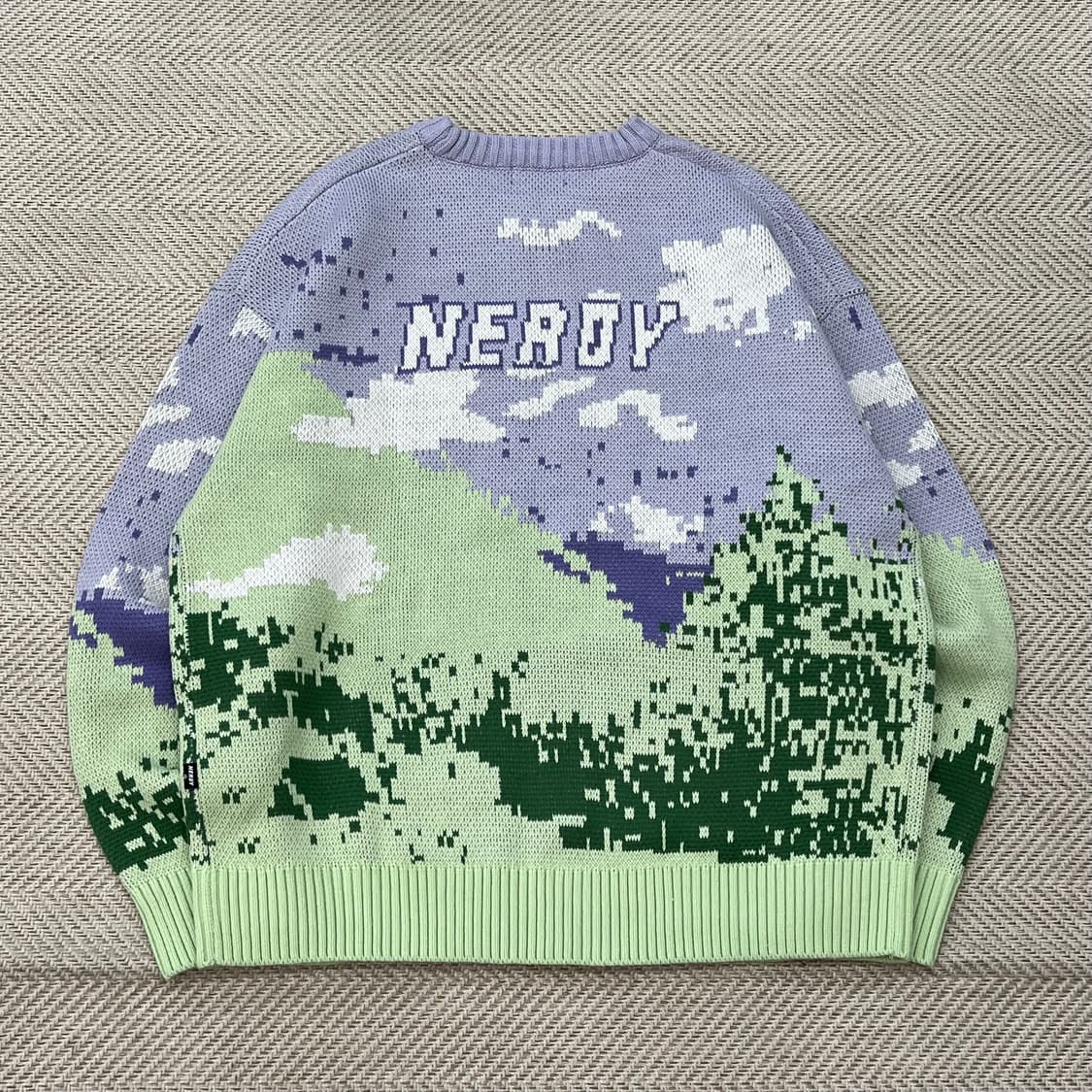 널디 랜드스케이프 패턴 니트 r3233 상품이미지2