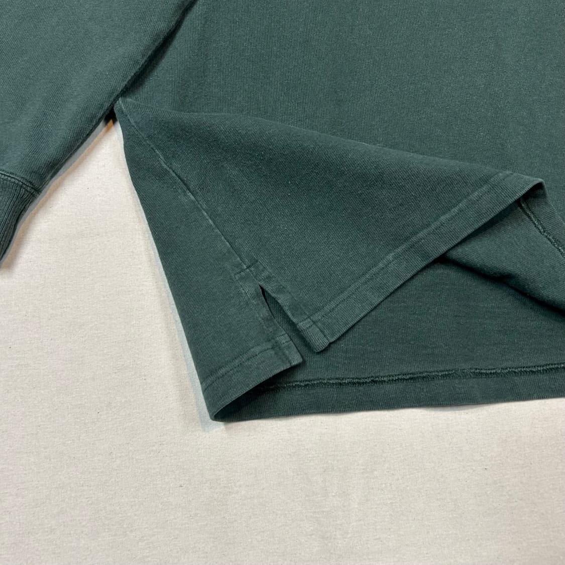 XL) 폴로 랄프로렌 빈티지 그린 럭비티 긴팔 카라티 상품이미지6