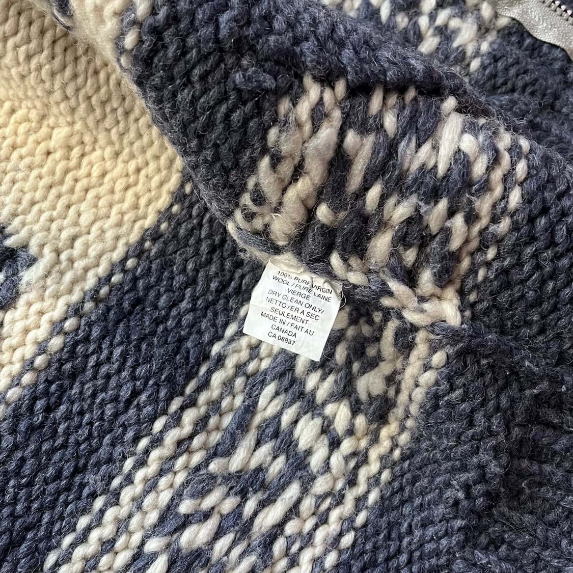 카나타 퓨어 버진 울 코위찬 스웨터 캐나다 제조 상품이미지5