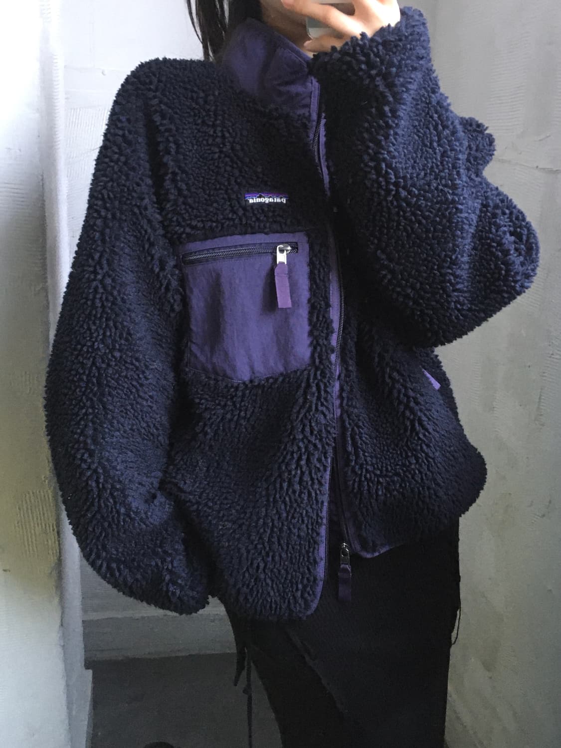 Patagonia 파타고니아 퍼플 컬러 플리스 자켓  상품이미지1