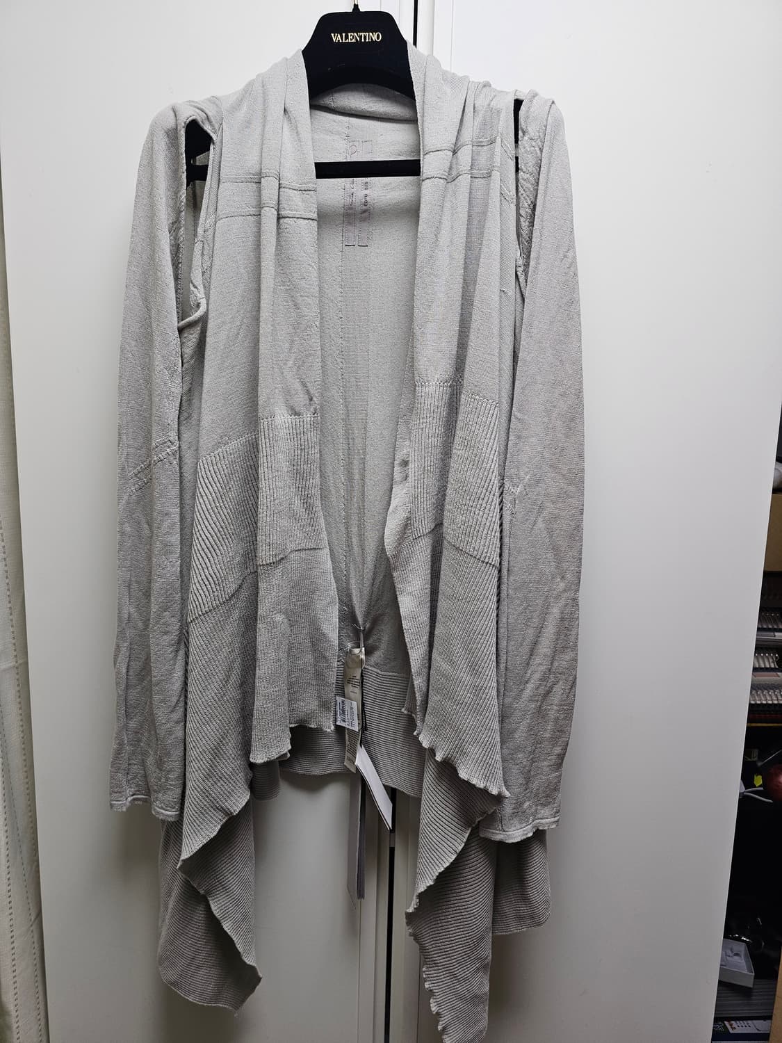 새상품 릭오웬스 언발란스 케이프 가디건 상품이미지3