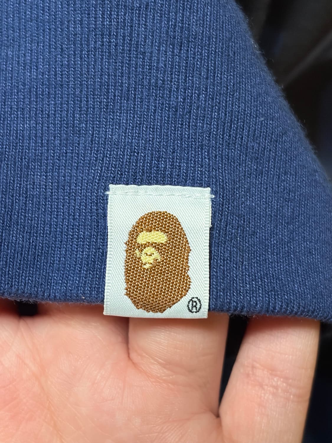 베이프 카모 샤크 후드티 청계 네이비 L 상품이미지5