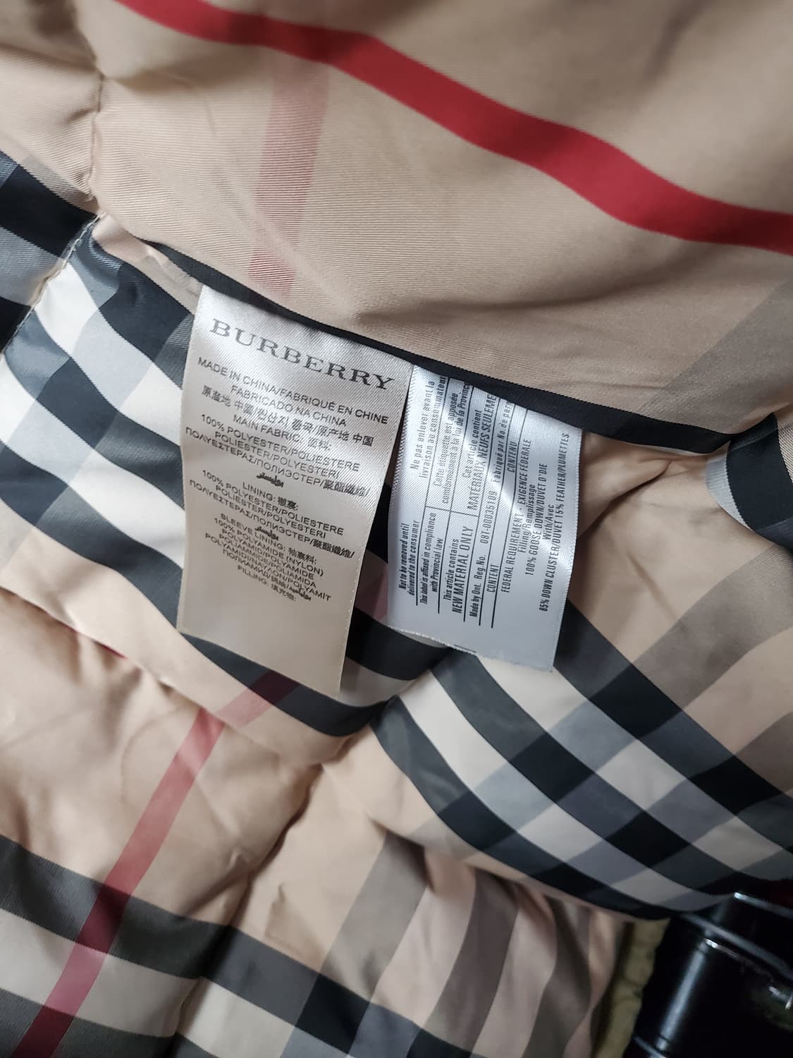 버버리 브릿 구스다운패딩  상품이미지4