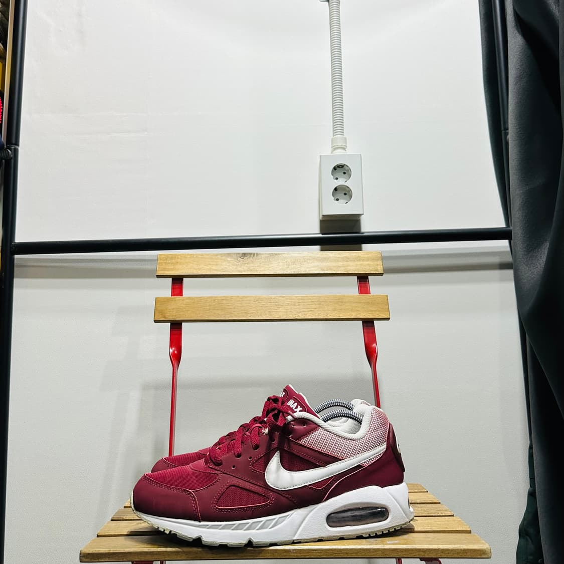 270) 나이키 운동화 남성 남자 신발 에어맥스 SC 버건디 상품이미지3