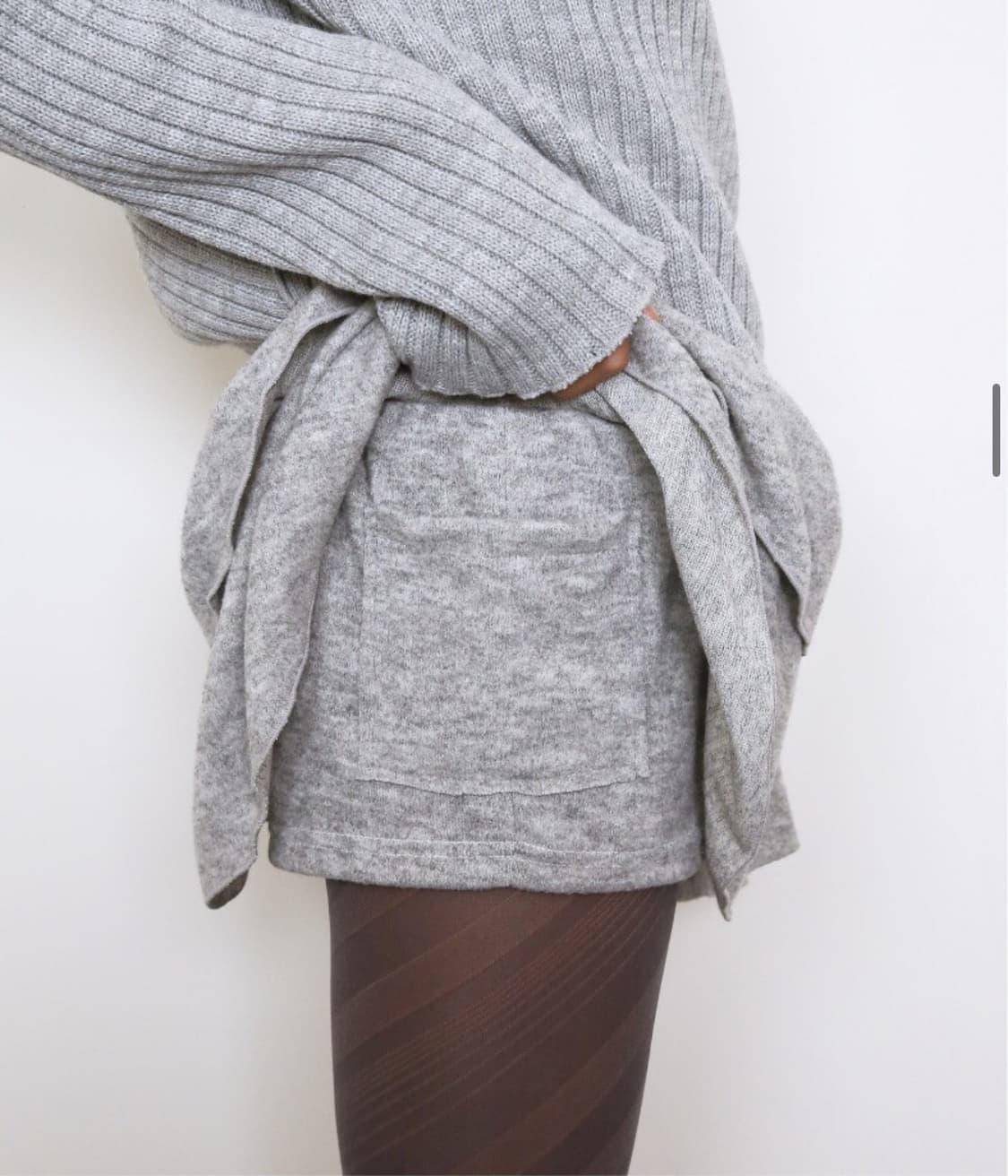 STUDDED HIDDEN POCKET SHORTS SKIRT 상품이미지3