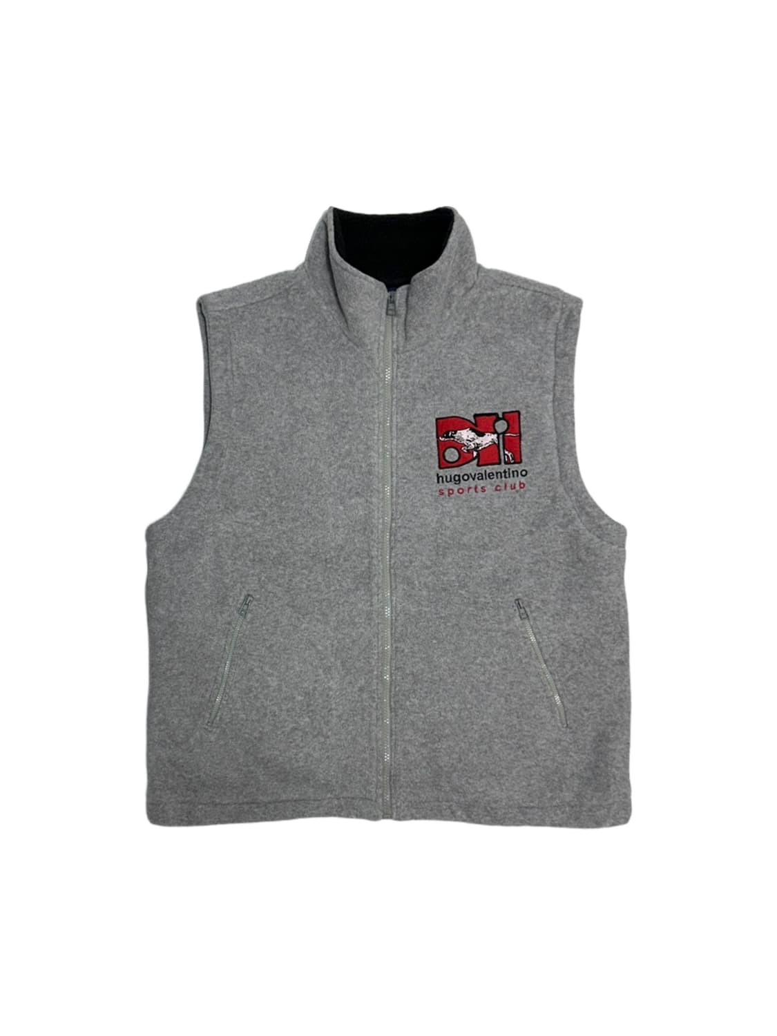 휴고 발렌티노 플리스 조끼 후리스 집업 상품이미지2