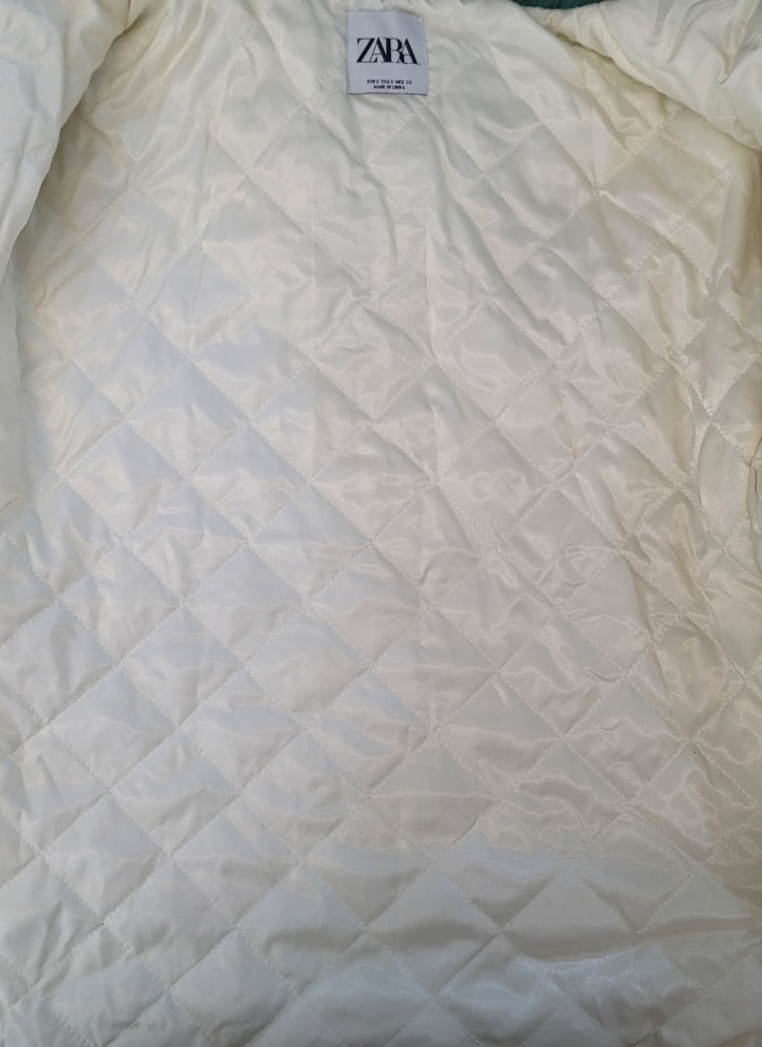 자라(ZARA, 남여공용) 오버핏 후드 양털후리스자켓(안감누빔) 판매 상품이미지6