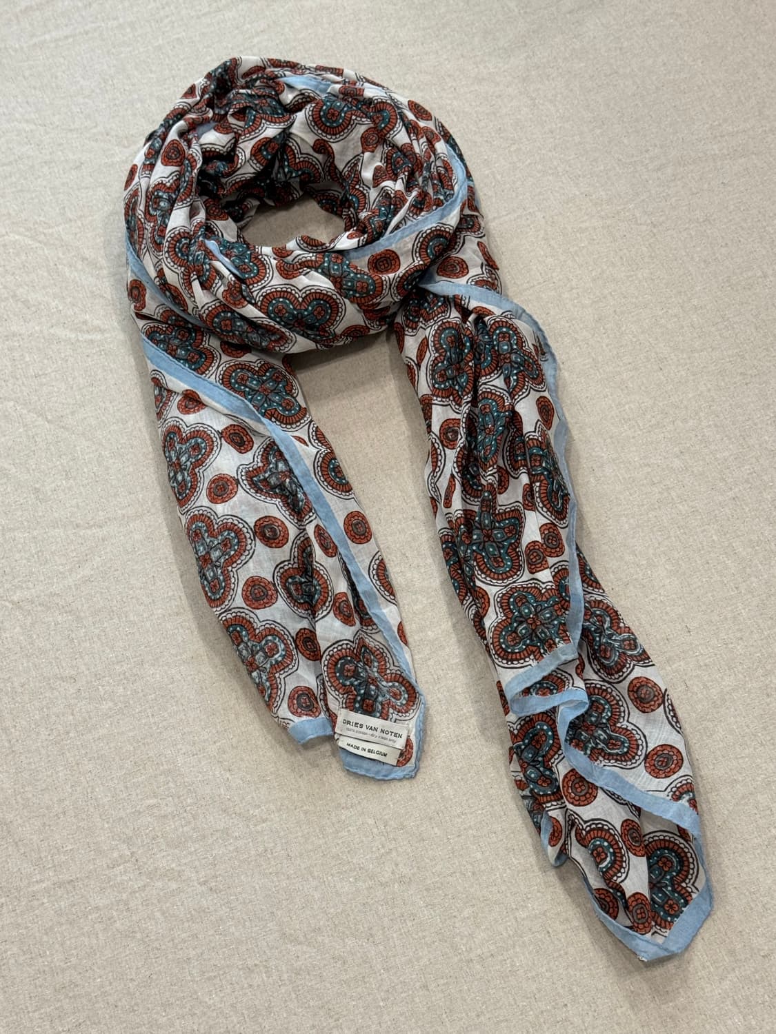 드리스반노튼 에스닉 코튼 대형 머플러 상품이미지2