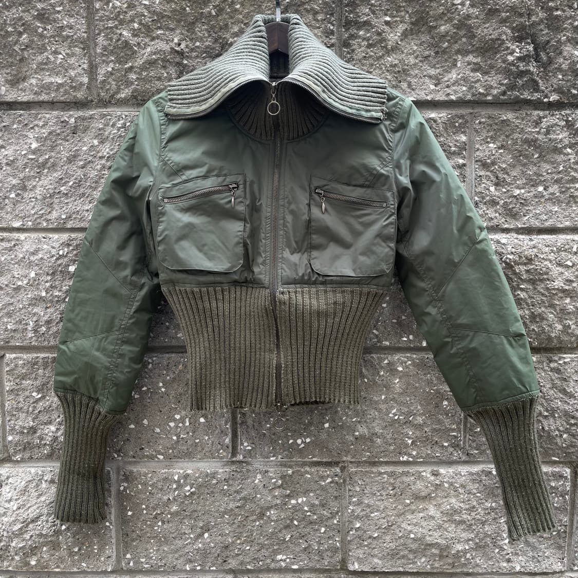 [S] Armani Exchange 90s 하이넥 자켓 상품이미지1