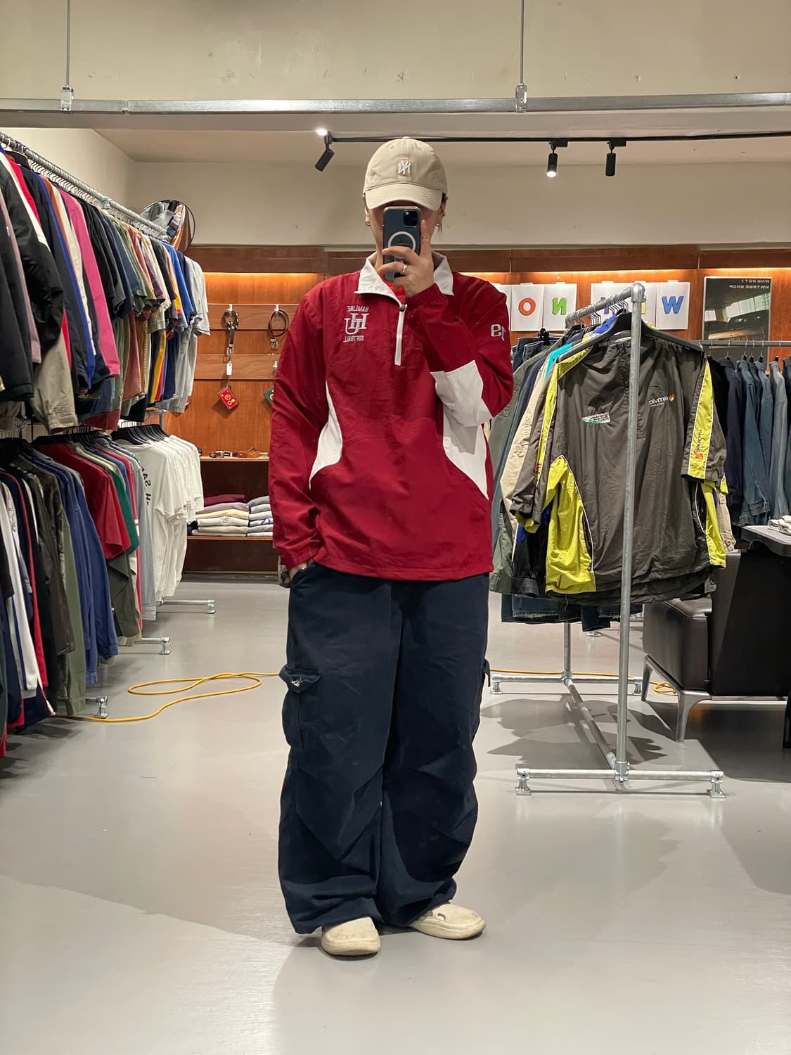 러셀 반집업 바람막이 웜업   상품이미지2