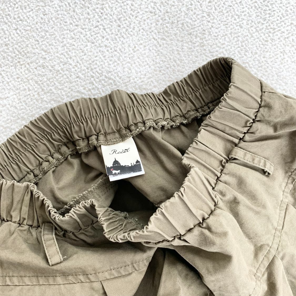 펌킨핏 ♥ 모리걸 호박핏 카키 미디스커트 상품이미지2