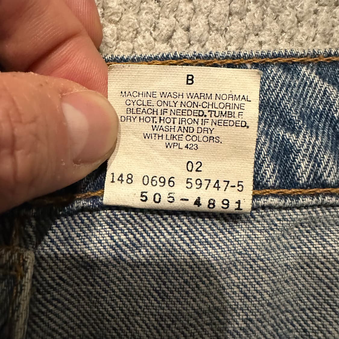 90s USA 리바이스 Levi’s 데님팬츠 상품이미지5