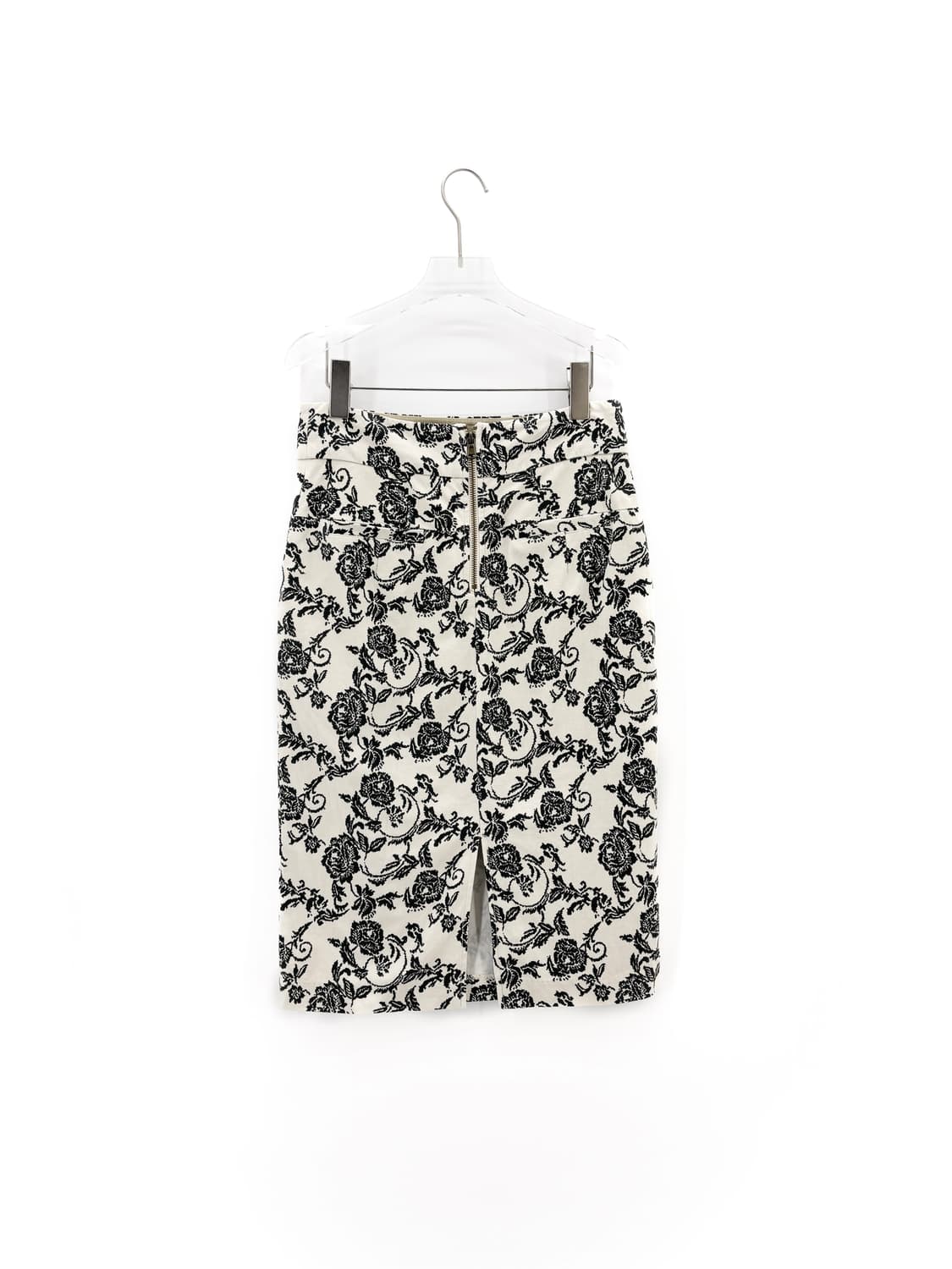 빈티지 이캇 플라워 미디 스커트 상품이미지4