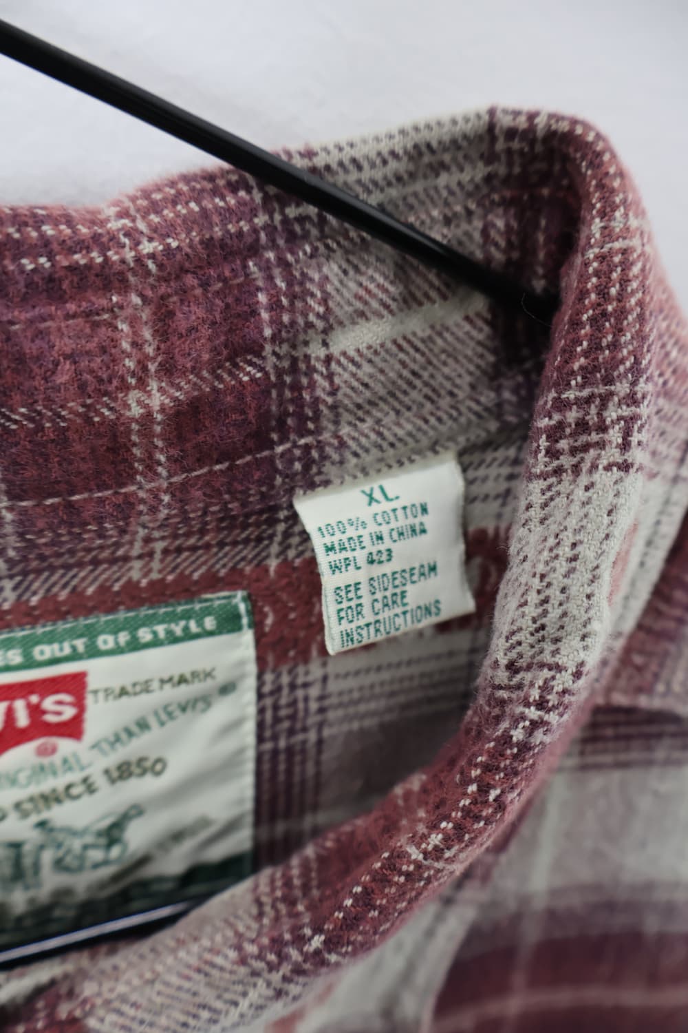 Levi’s 90s Plaid Flannel Shirt 상품이미지4