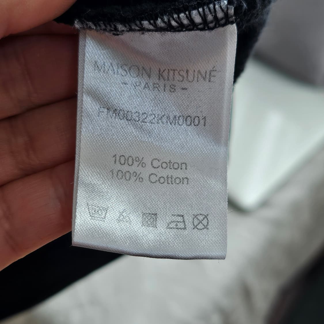 메종키츠네 블랙 맨투맨 XL 상품이미지4