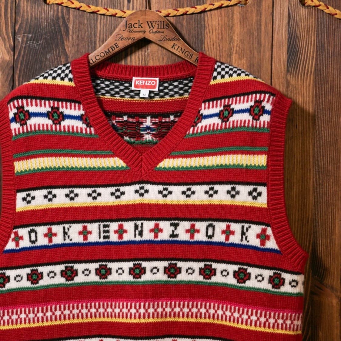 겐조 페어아일 니트 베스트 상품이미지4