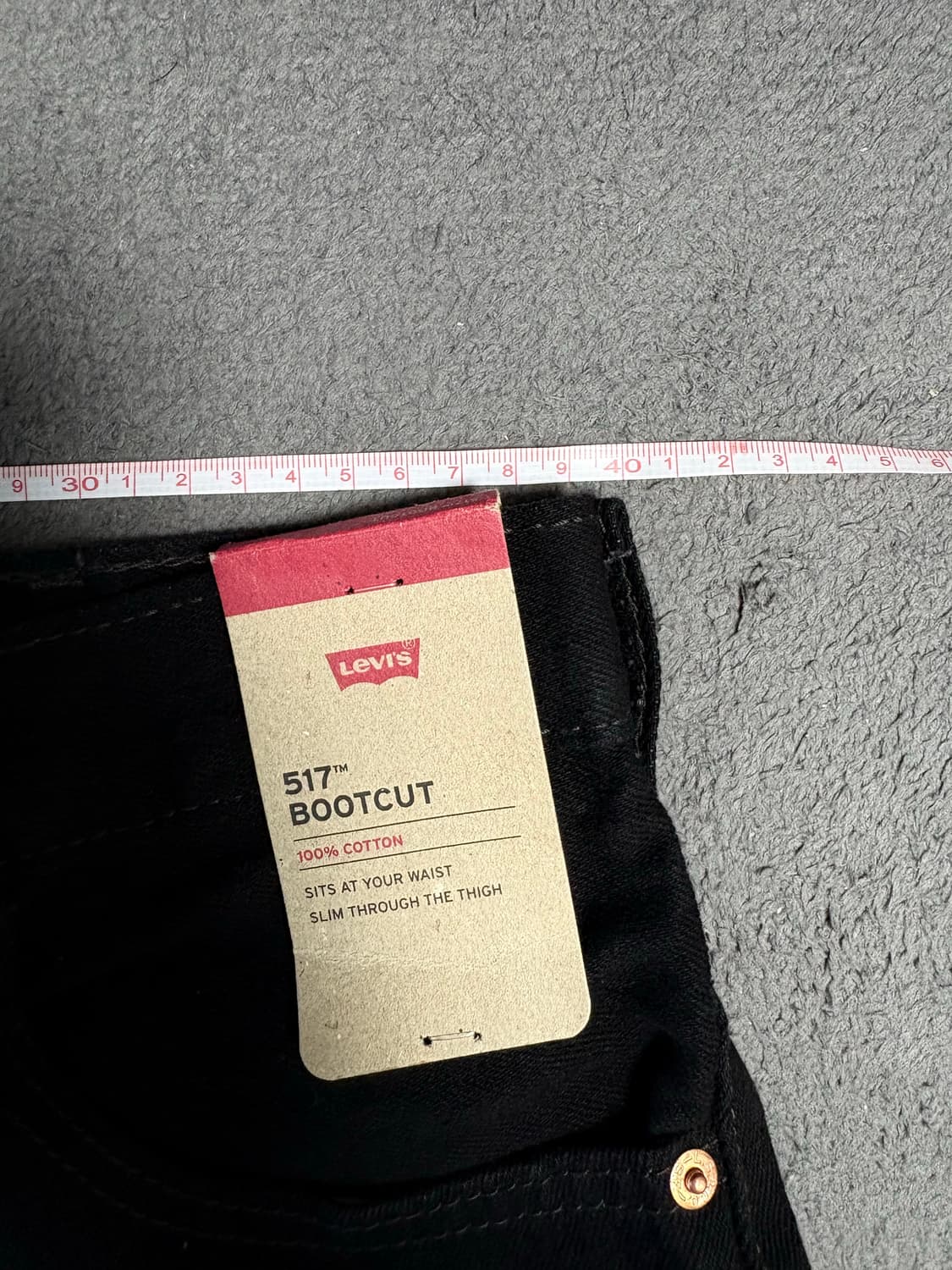 (31x32) 리바이스 517 블랙 흑청 블랙진 *새제품 상품이미지5