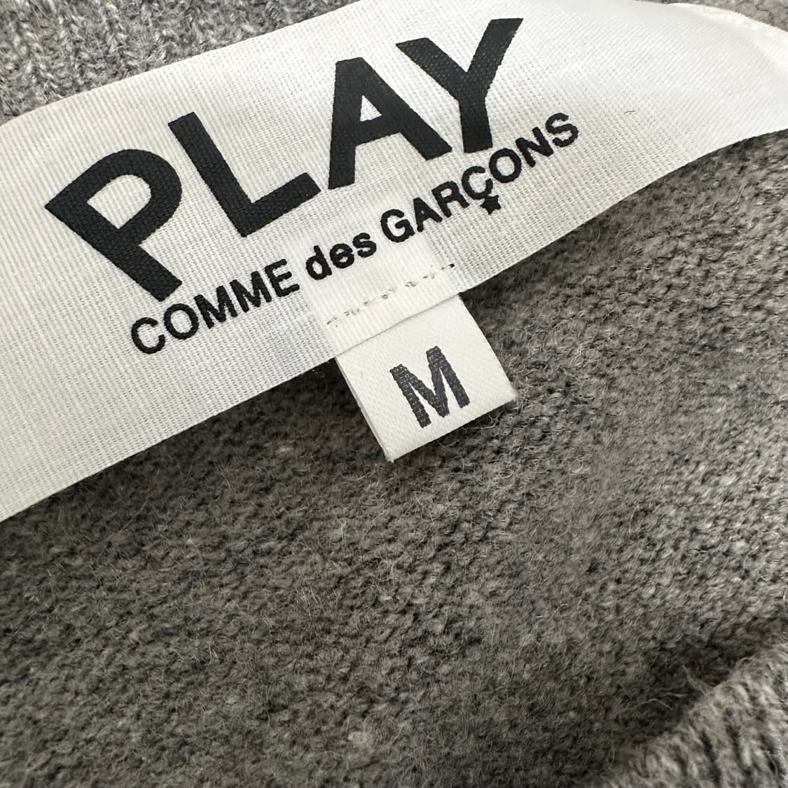 꼼데가르송 블랙와펜 여성 가디건 그레이 M 상품이미지3