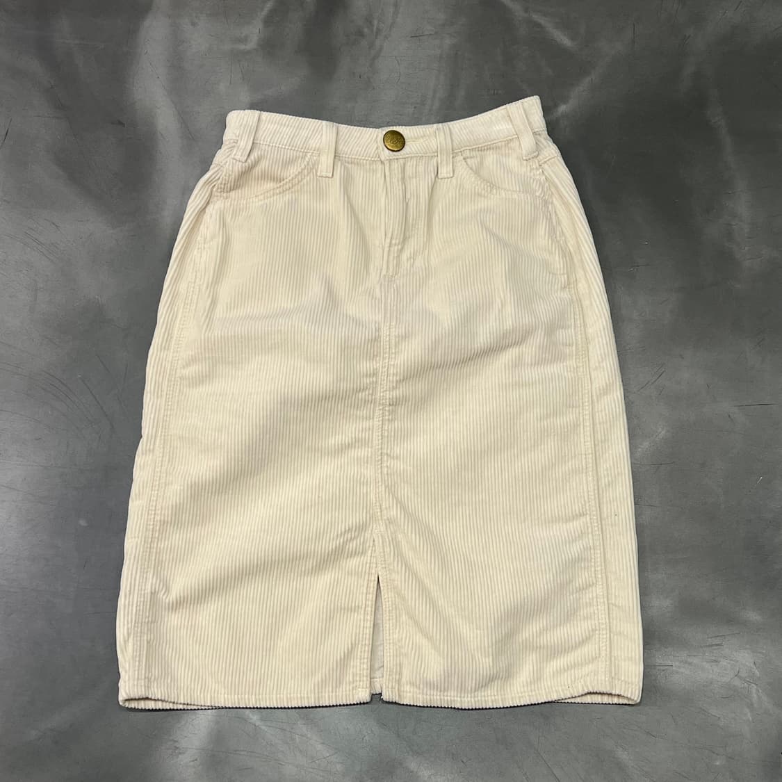  랭글러 코듀로이 미디 스커트 y14904 상품이미지1