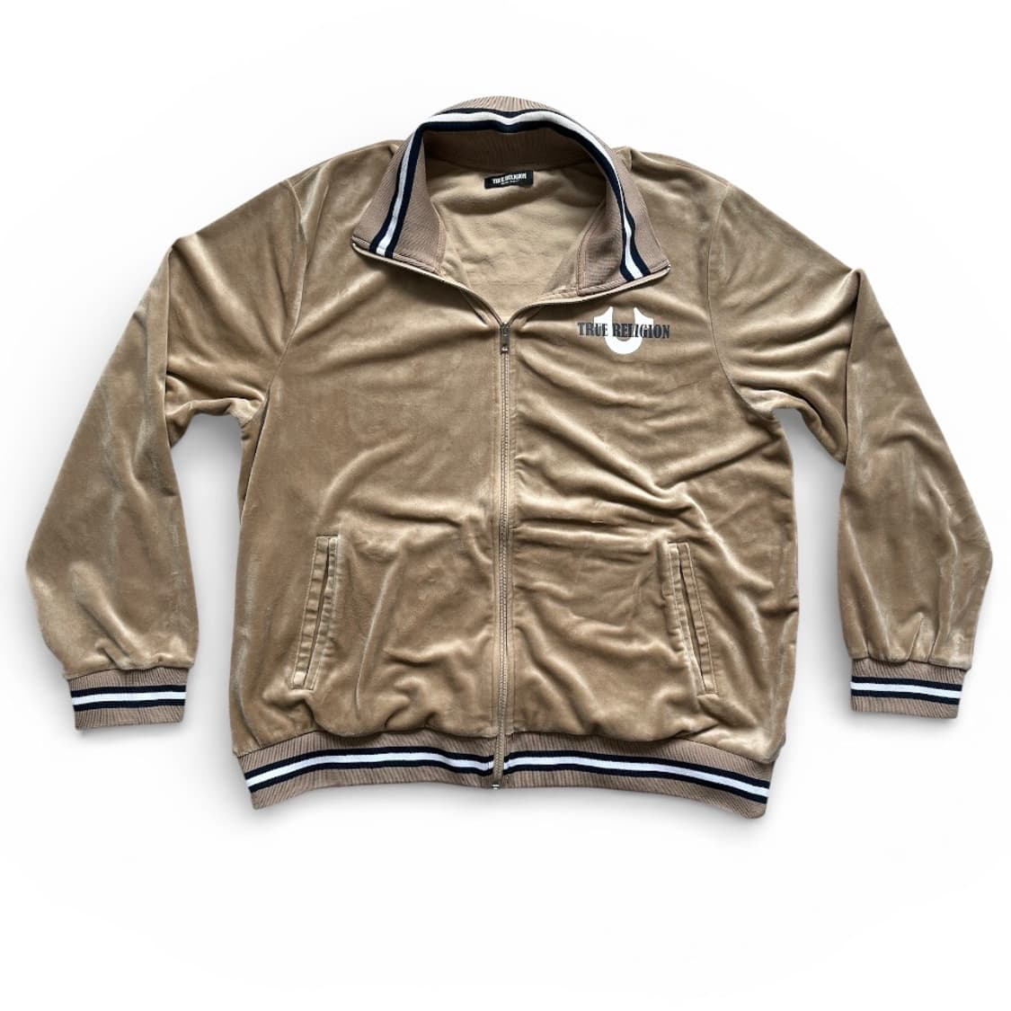 빈티지 USA 트루릴리전 월드투어 벨벳 져지자켓 상품이미지2