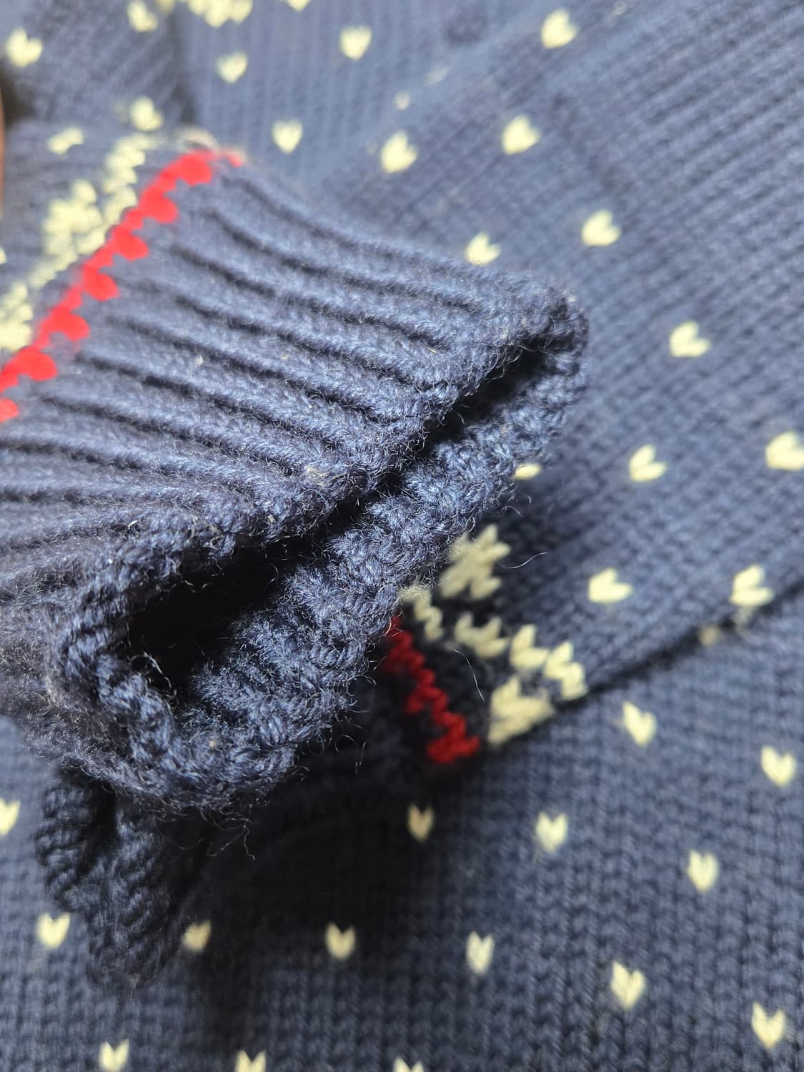 폴로 랄프로렌 무스(Moose) 헨리넥 울 니트.M 상품이미지5