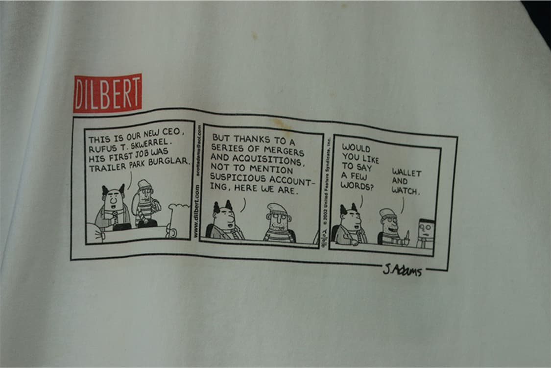 Dilbert 래글런 베이스볼 티셔츠 상품이미지7