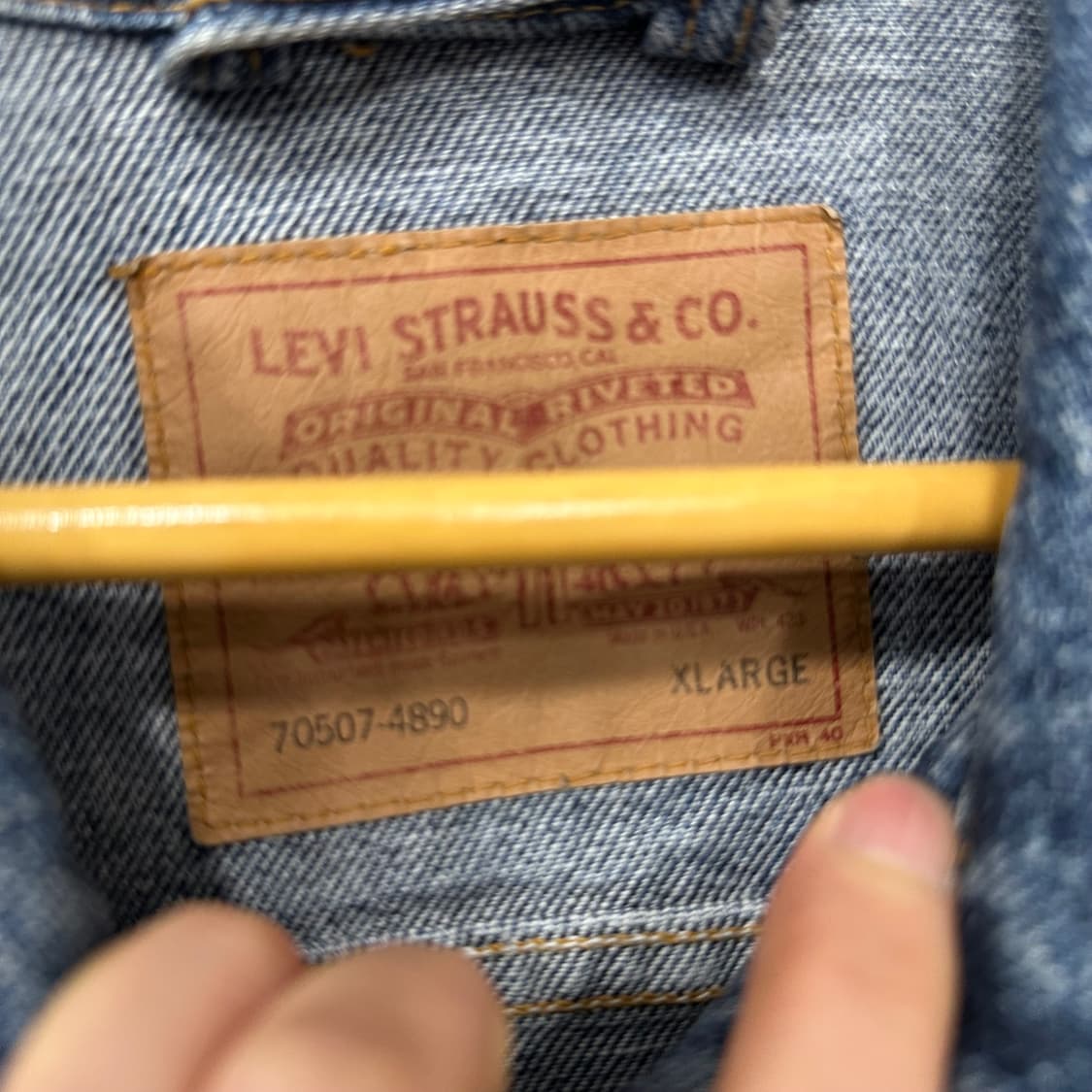 90‘s 리바이스 데님 트러커 자켓 상품이미지3