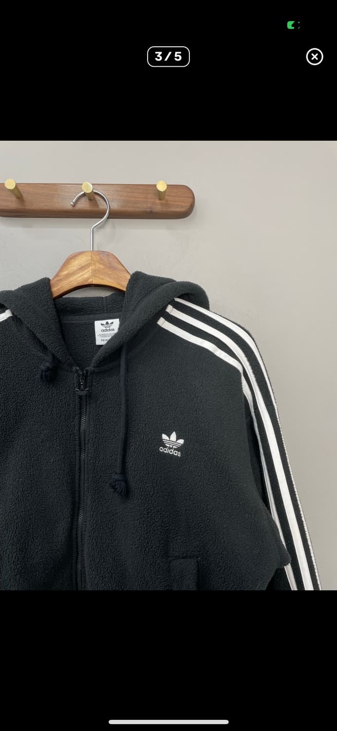 아디다스 플리스 크롭 풀집업 A3182 상품이미지3