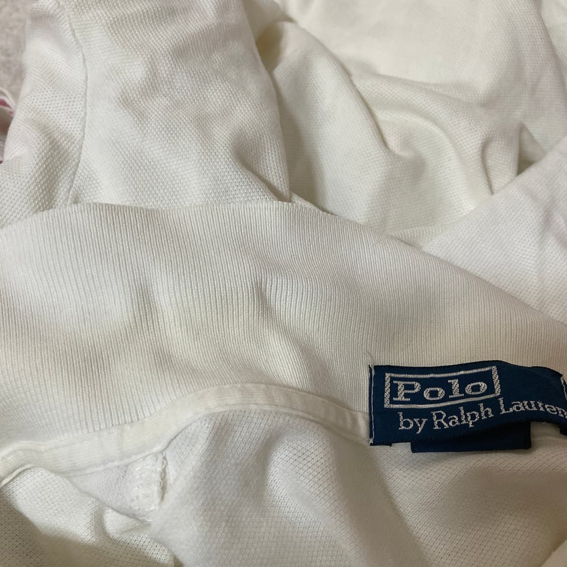 폴로 빅포니 화이트 카라티 M 상품이미지3