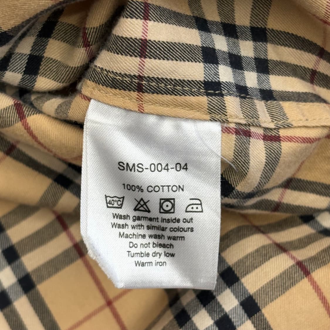 XL 버버리 노바체크 셔츠  상품이미지5