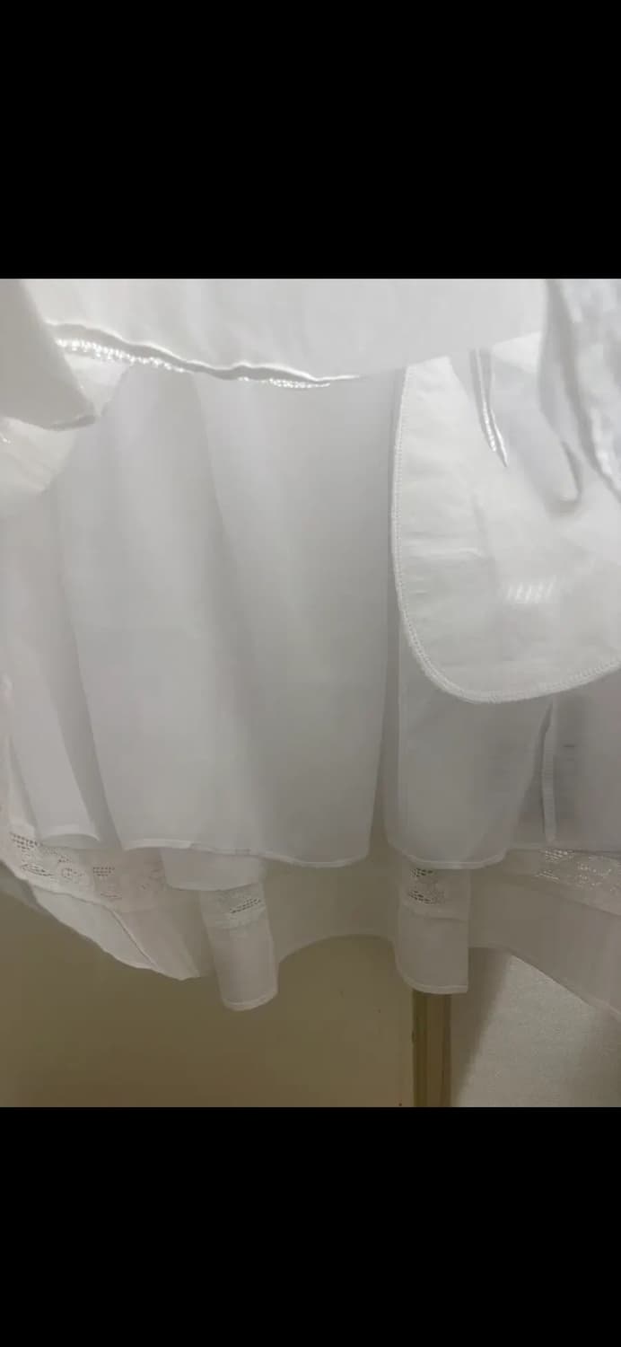 포에토 님프 레이스 코튼 미디 스커트 상품이미지3