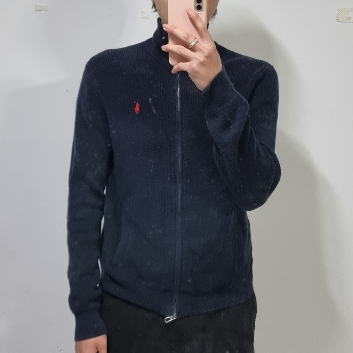 폴로 집업 니트 상품이미지3