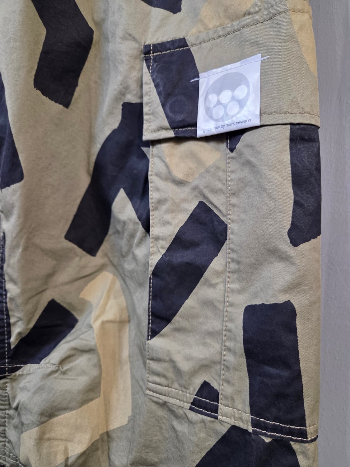 G-STAR 카키 블랙 패턴 카고 바지(30) 상품이미지4