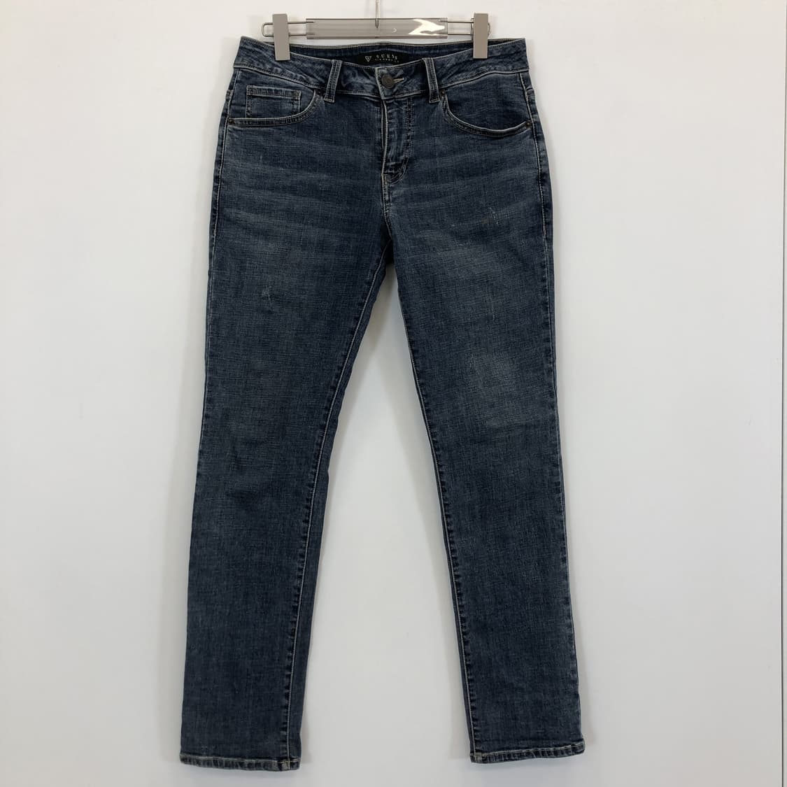 게스 은장 스틸로고 프리미엄 데님진 31 인치 상품이미지1