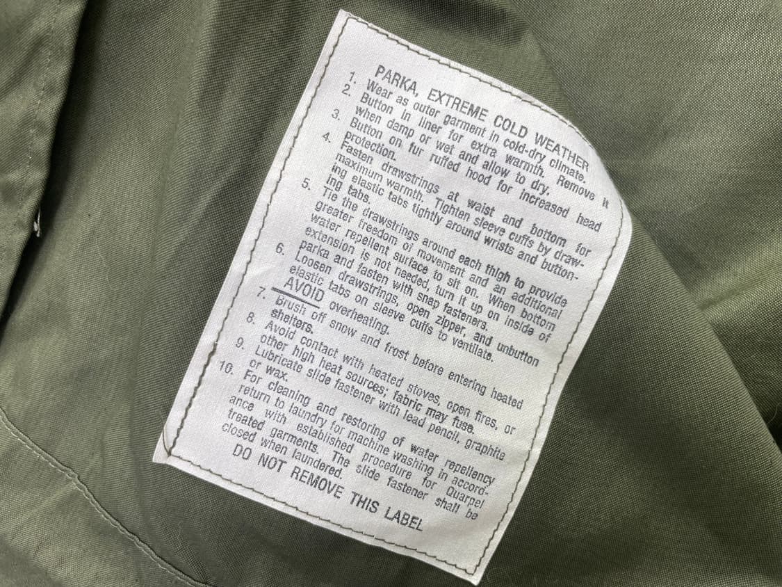 m65피쉬테일 og 데드스탁 미사용 새상품 S 외피 개파카 상품이미지6